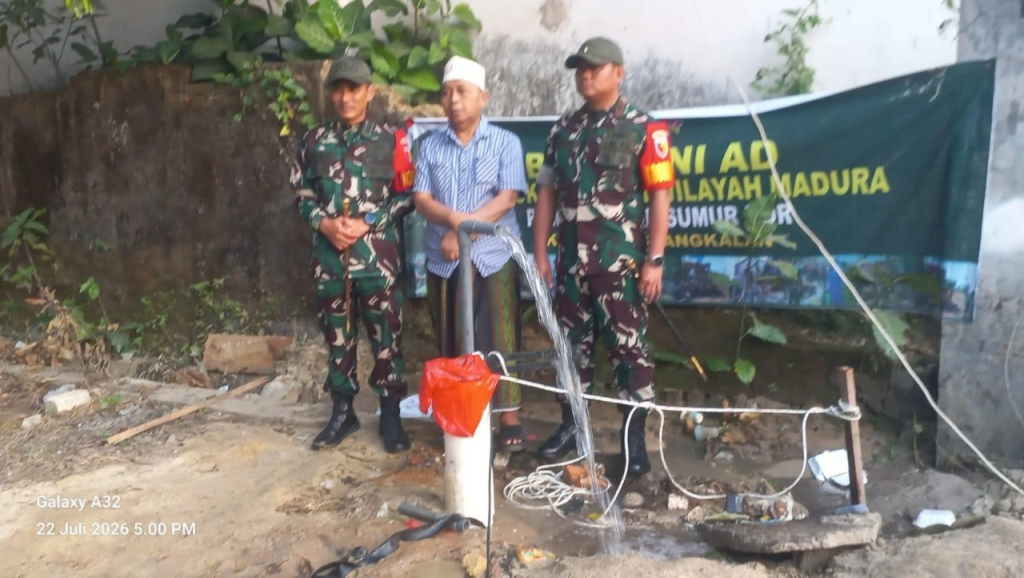 Danrem 084/Bhaskara Jaya Tinjau Percepatan Program Karya Bakti TNI AD di Bangkalan