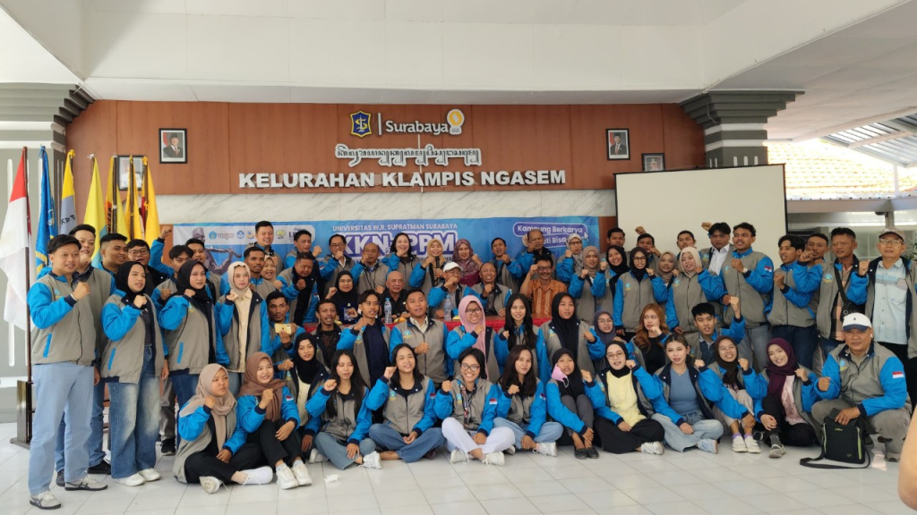 Usung Tagline "Kampung Berkarya Pasti Bisa", Unipra Surabaya Terjunkan 64 Mahasiswa KKN-PPM di Klampis Ngasem