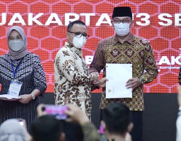 Gubernur Ridwan Kamul Hadiri Rakor Persiapan Pengadaan ASN Tahun 2022