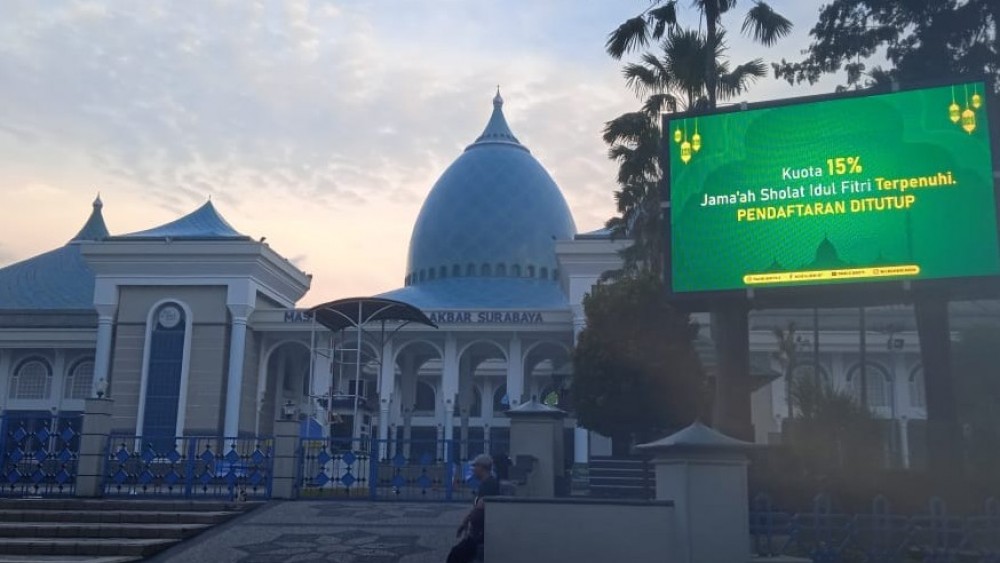 Ini Hal Penting Shalat Id di Masjid Akbar Surabaya
