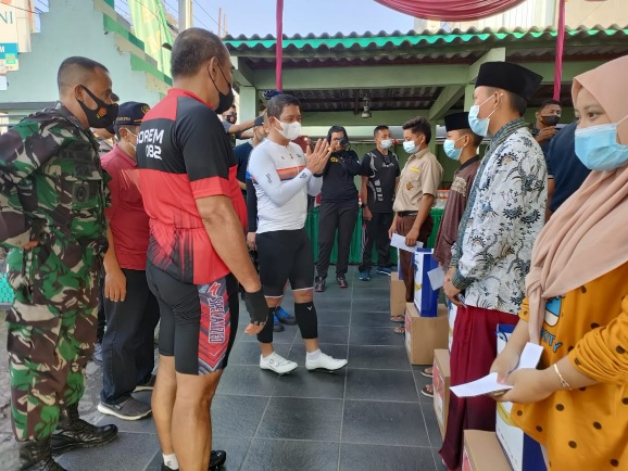 KORAMIL DRIYOREJO KEMBALI SAMBUT ROMBONGAN GOWES PANGDAM V/BRAWIJAYA