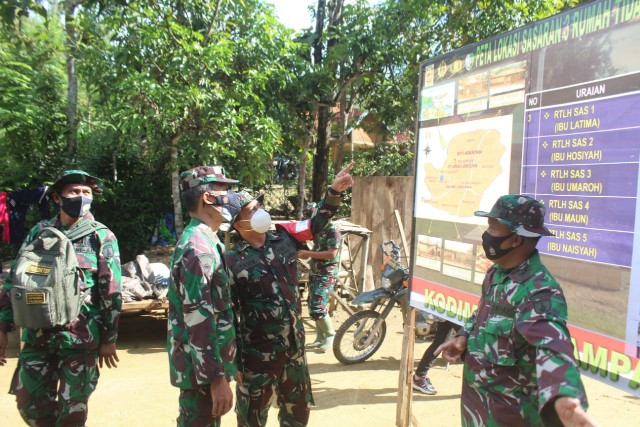 Kunjungan Waaster Panglima TNI Brigjen TNI (Mar) Agus Sulistiyo