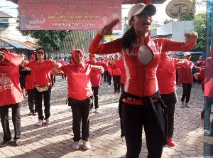 Senam SICITA di Harkitnas, Beragam Ekspresi Gembira Penuh Semangat
