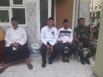 Babinsa Koramil 0830/02 Semampir Halal Bi Halal sekaligus Komsos