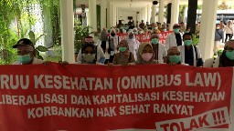 Bantah RUU Kesehatan! Demi Kepentingan Publik ?