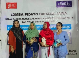 Lomba Pidato Bahasa Jawa di Perumtas 2 Sidoarjo HUT Kemerdekaan RI