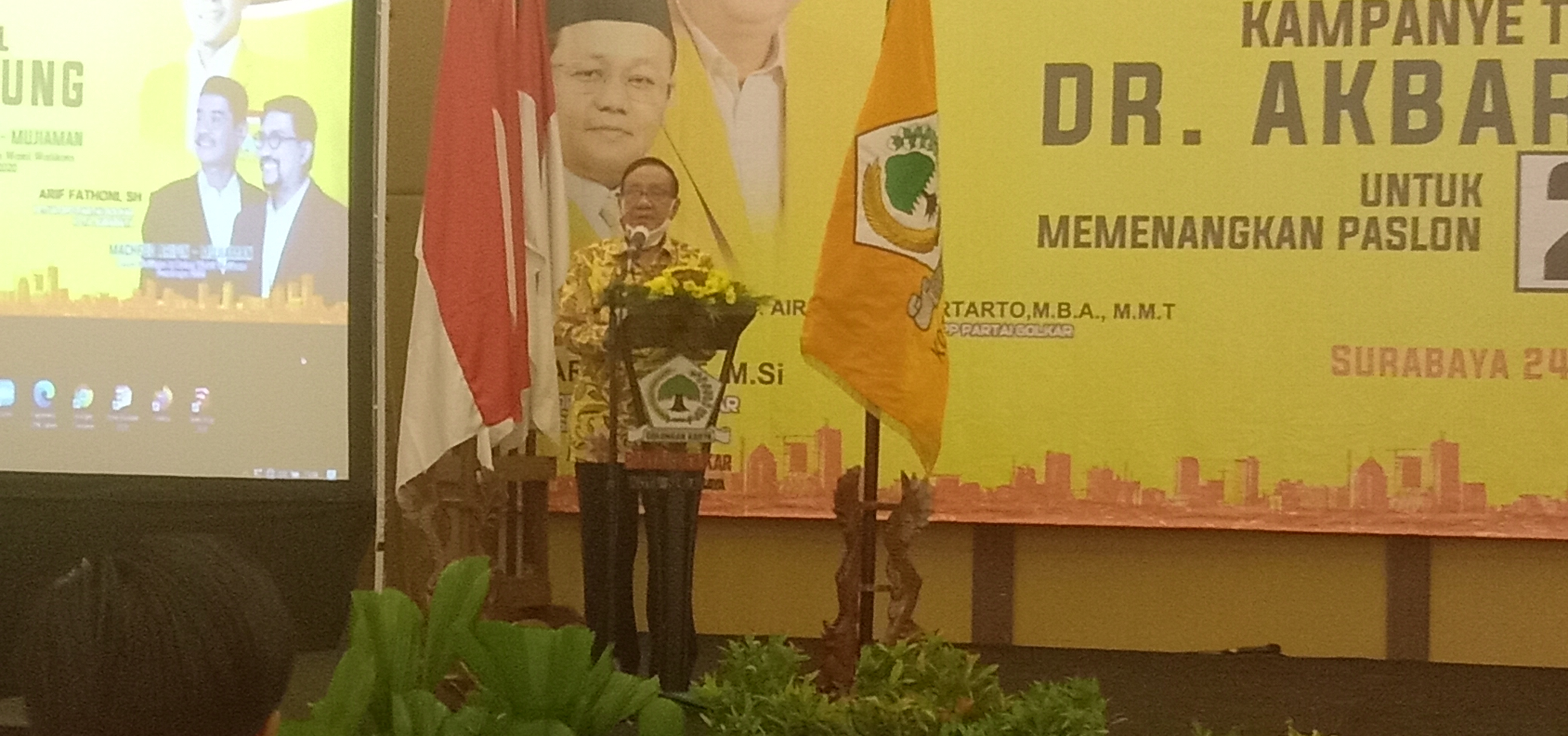 Kehadiran Akbar Tanjung Bangkitkan Semangat Kemenangan MAJU