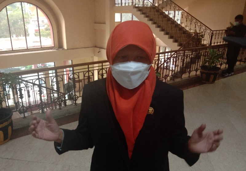 Wakil Ketua DPRD Kota Surabaya Reni Astuti. (Bachan)