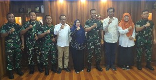 Pimpinan DPRD Kota Surabaya Terima Kunjungan Danrem 084/Bhaskara Jaya