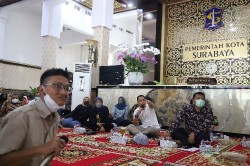 Walikota Eri Cahyadi saat sambat warga di Balai Kota Surabaya. (Diskominfo Surabaya)