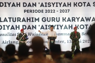 Walikota Eri Ajak Muhammadiyah dan Aisyiah Bersama Bangun Surabaya