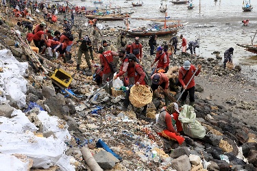 Koarmada II Gelar Program Laut Bersih Libatkan Berbagai Elemen dan Stakehol