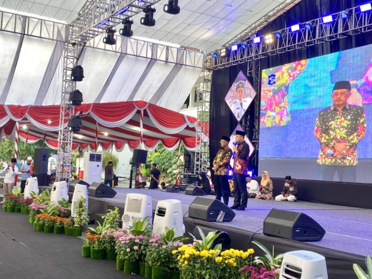 Walikota Surabaya gelar tasyakuran yanh dikemas dalam agenda silaturrahmi. (Tim)