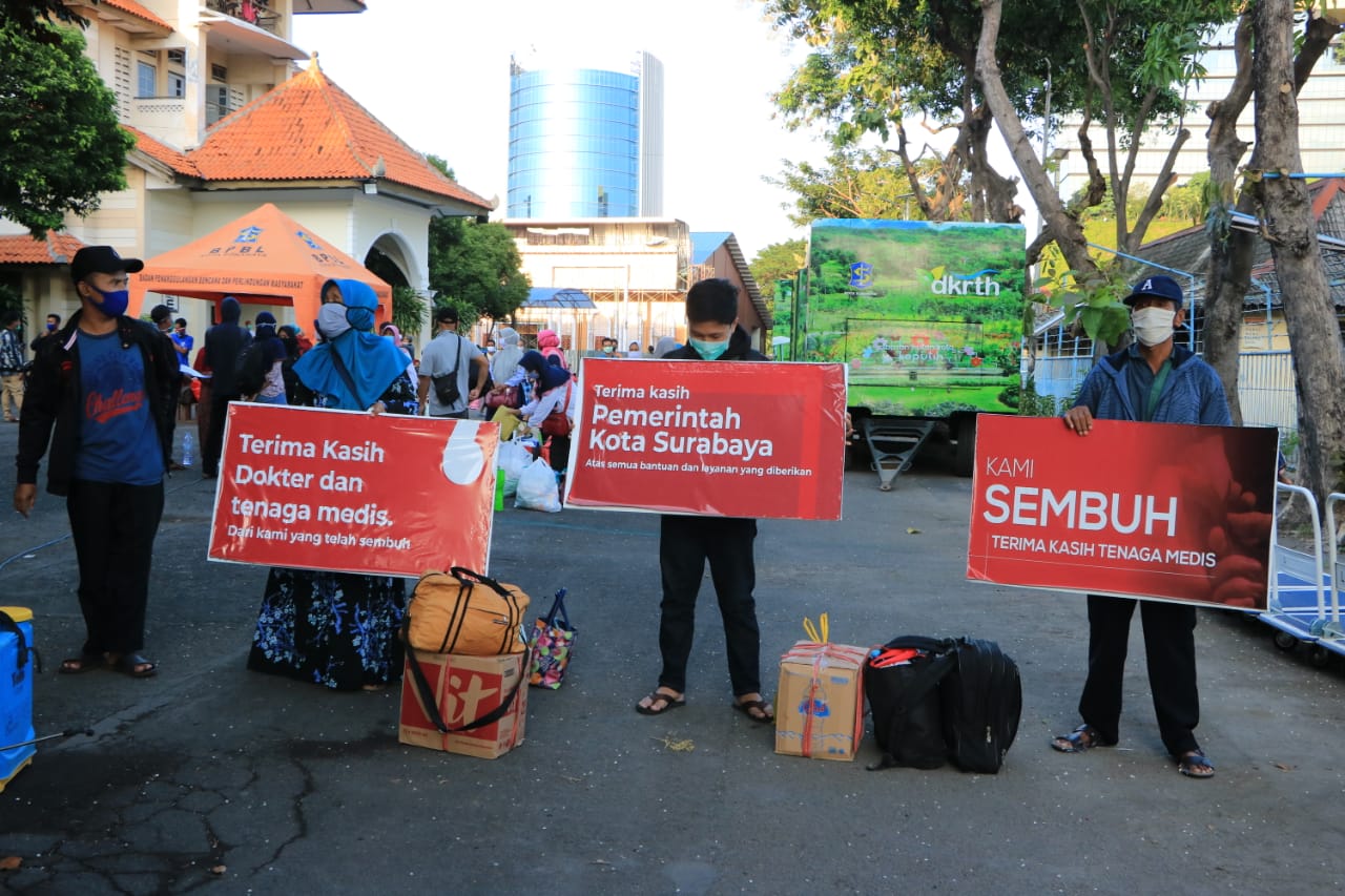 Hingga Hari Ini, Sebanyak 742 Pasien Sembuh Covid-19 di Surabaya